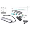 i-tec USB-C metalen nano-dockingstation 4K HDMI LAN met Power Delivery 100 W + universele oplader 100 W