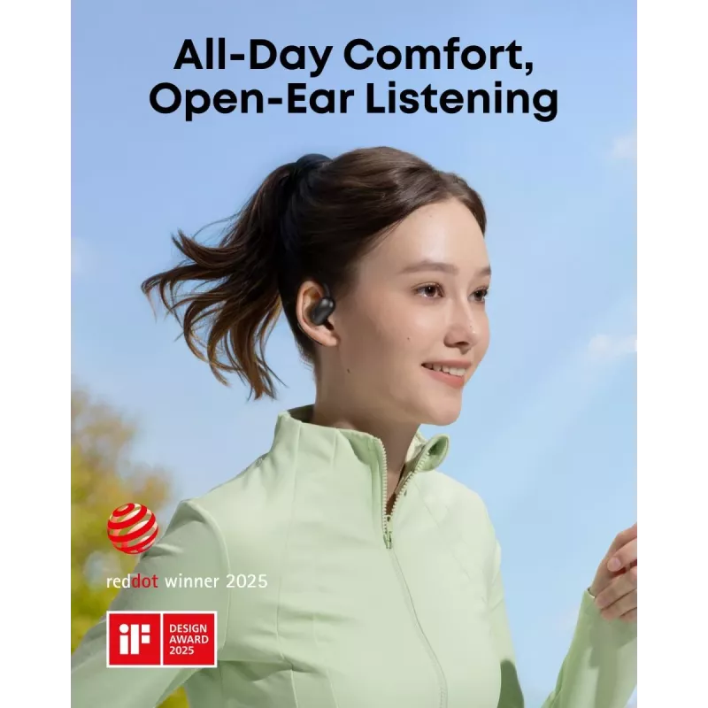 ANKER oordopjes - Soundcore Aerofit 2 - zwart