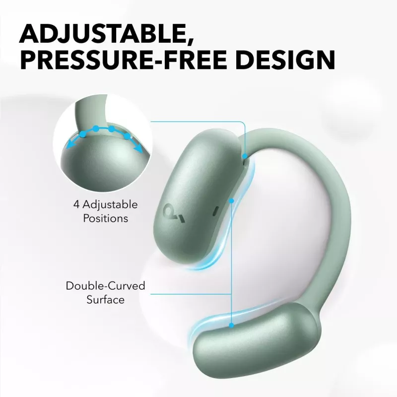 ANKER oordopjes - Soundcore Aerofit 2 - groen