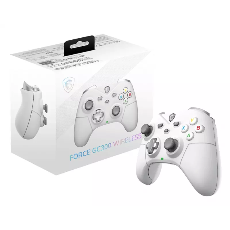 MSI FORCE GC300 WIRELESS WHITE USB 2.0 gamepad analoog pc
