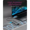 ICY BOX IB-DK4022a-CPD bedraad USB 3.2 Gen 1 (3.1 Gen 1) Type-C aluminium, zilver