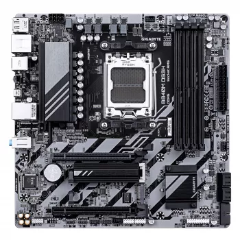 GIGABYTE B840M DS3H moederbord - AMD Ryzen 9000 CPU's, 8+2+2 fasen VRM, tot 8200 MHz DDR5, 2x PCIe 4.0 M.2, 2,5 GbE LAN, USB 3.2 Gen 1
