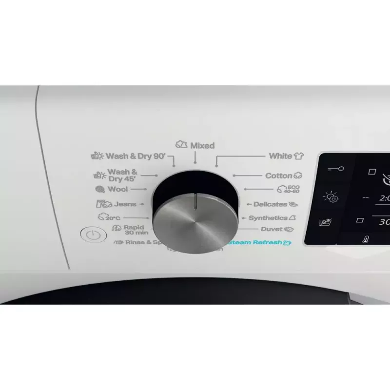 Whirlpool FFWDD1076258B was-droogcombinatie vrijstaand frontlader wit