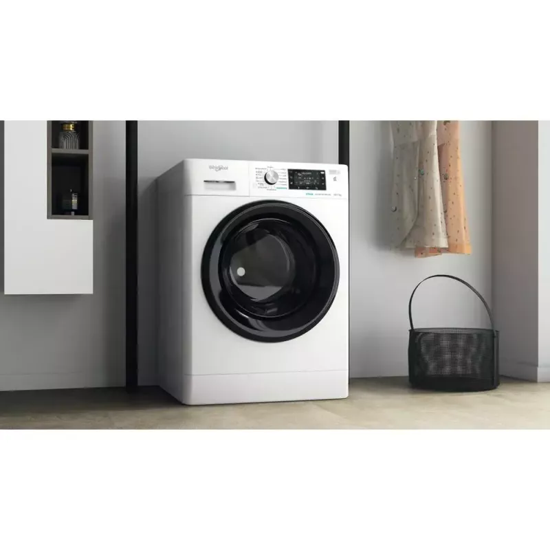 Whirlpool FFWDD1076258B was-droogcombinatie vrijstaand frontlader wit