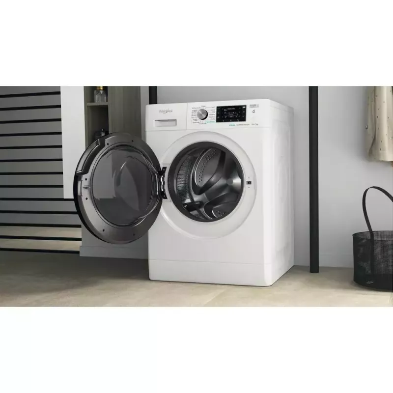 Whirlpool FFWDD1076258B was-droogcombinatie vrijstaand frontlader wit