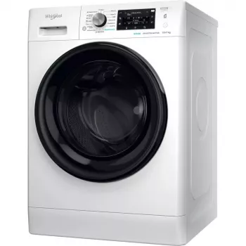 Whirlpool FFWDD1076258B was-droogcombinatie vrijstaand frontlader wit