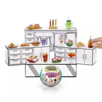 Miniverse Make It Mini Foods: Cafe in PDQ Serie 4, 8 jaar, veelkleurig, kunststof