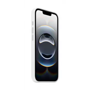 Apple siliconen hoesje iPhone 16e wit