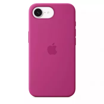 Apple silicone hoesje iPhone 16e fuchsia