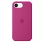 Apple silicone hoesje iPhone 16e fuchsia