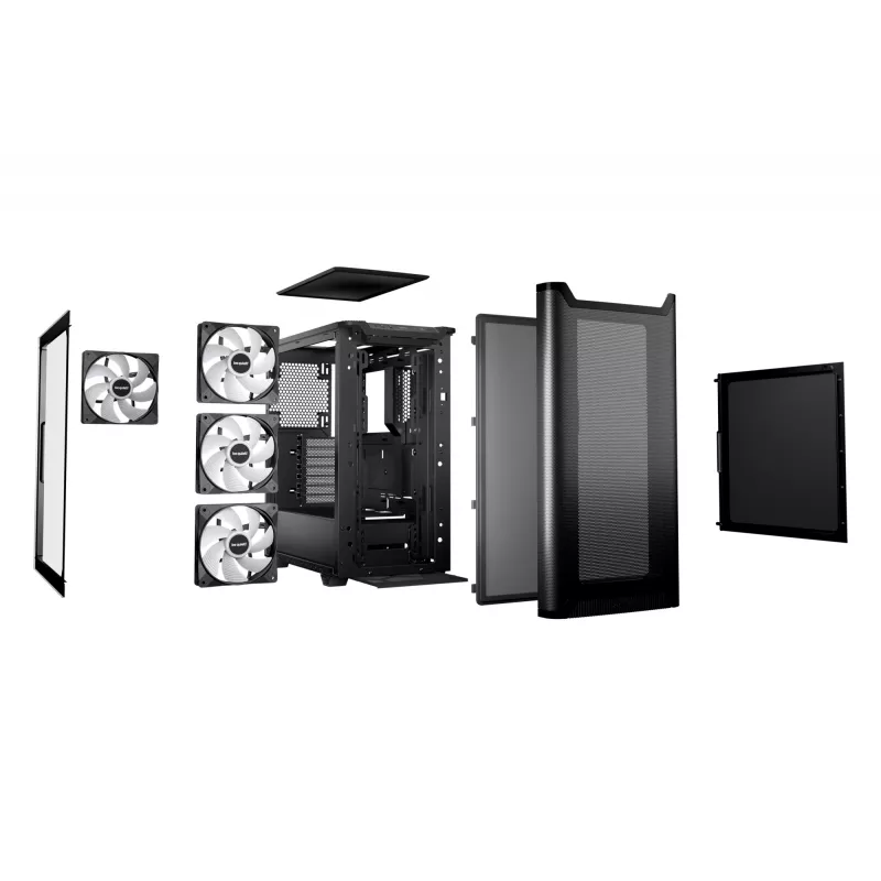 PC-behuizing be quiet! Pure Base 501 DX zwart midi tower