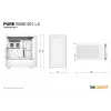 PC-behuizing be quiet! Pure Base 501 LX White Midi Tower