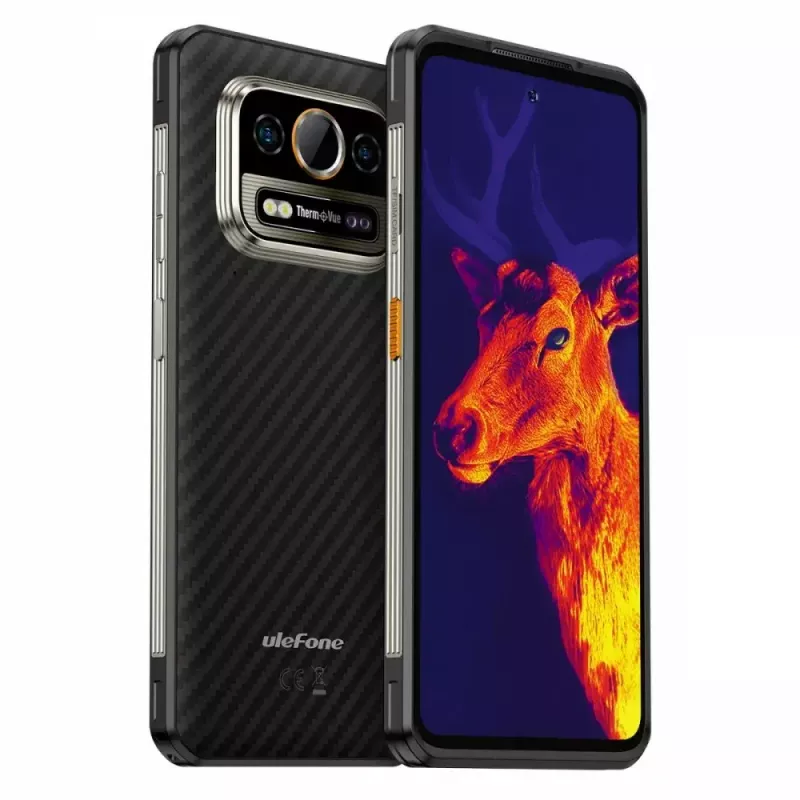 Smartphone UleFone Armor 25T 6,0 inch 6/256 GB Frost zwart, energie-efficiëntieklasse B