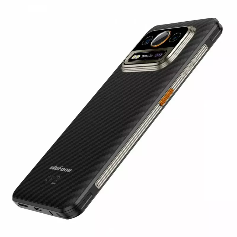 Smartphone UleFone Armor 25T 6,0 inch 6/256 GB Frost zwart, energie-efficiëntieklasse B