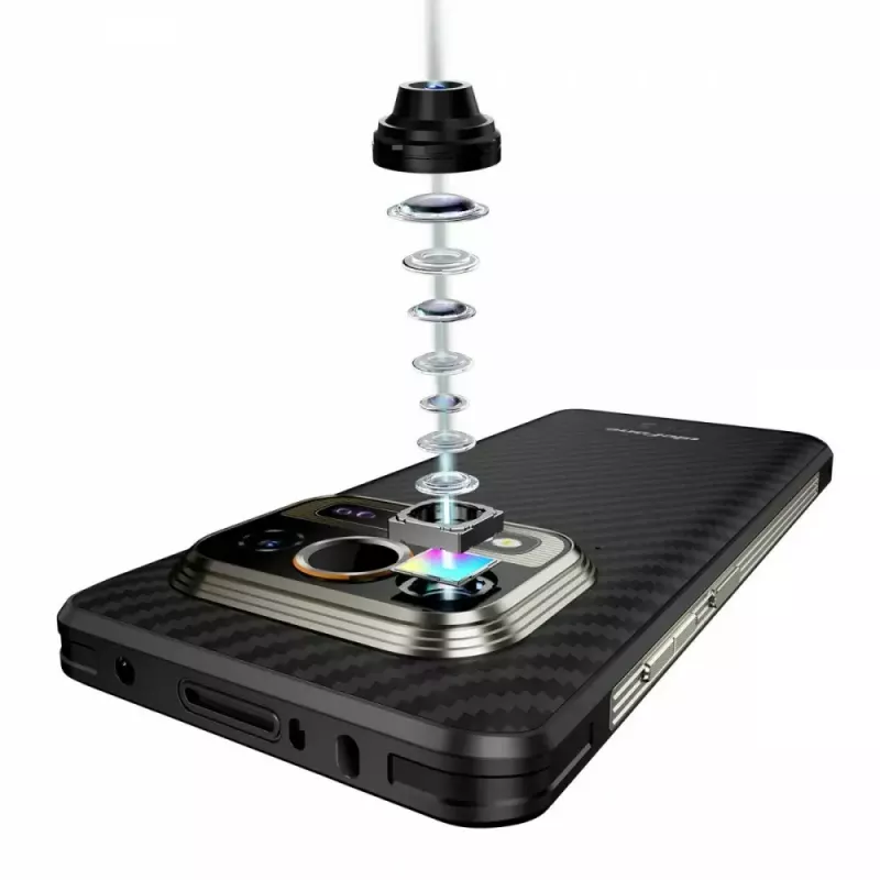 Smartphone UleFone Armor 25T 6,0 inch 6/256 GB Frost zwart, energie-efficiëntieklasse B