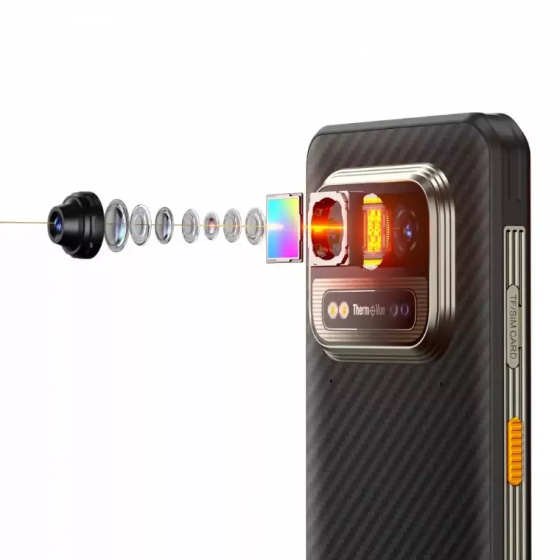 Smartphone UleFone Armor 25T 6,0 inch 6/256 GB Frost zwart, energie-efficiëntieklasse B