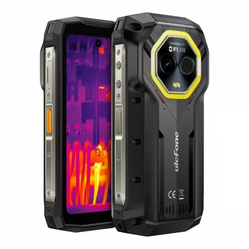 Smartphone UleFone Armor Mini 20T Pro 5G, 4,7-inch display, 8 GB RAM, 256 GB opslag, zwart