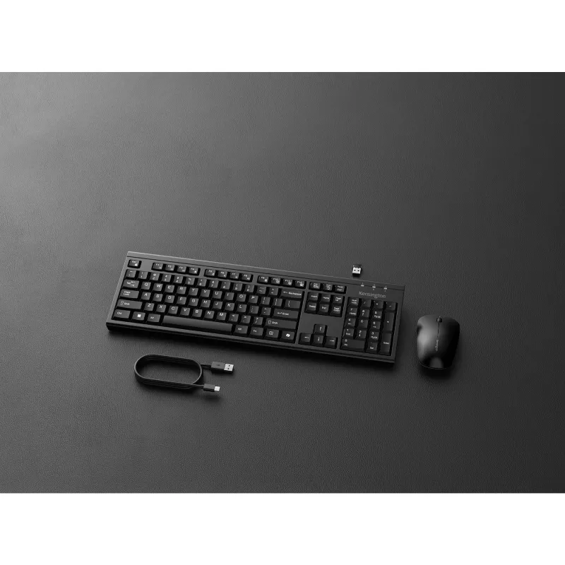 Draadloze toetsenbord- en muisset Kensington K75560WW full-size QWERTY