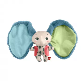 Knuffel MATTEL Fisher-Price Planet Friends reuzenoren-olifant HKD63, pluchen olifantenknuffel