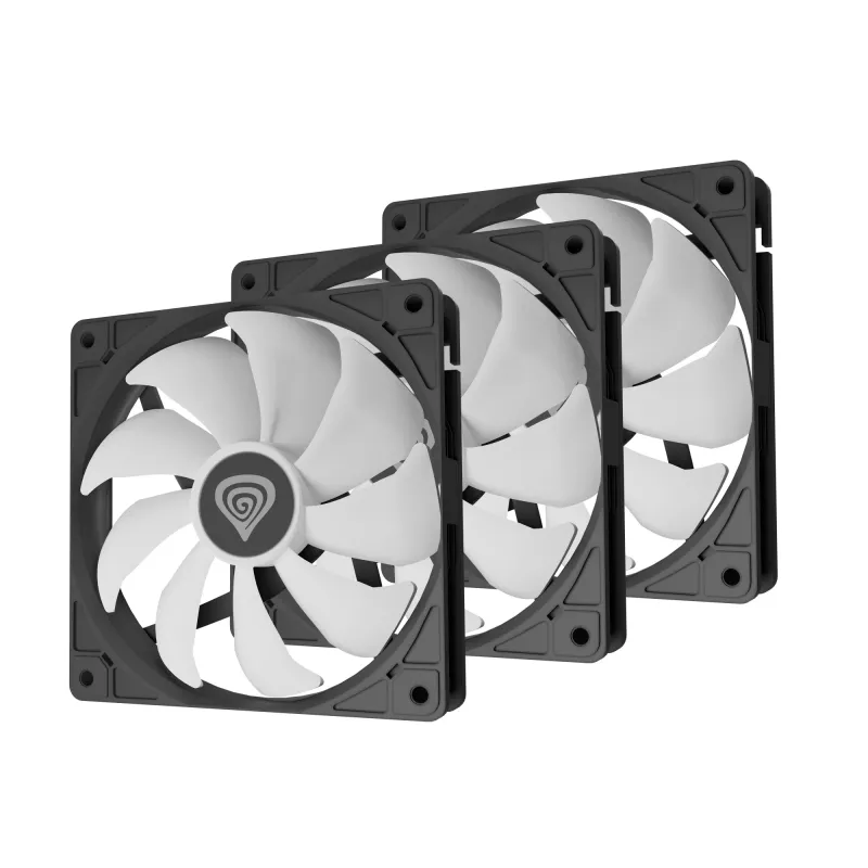 Genesis Oxal 120 ARGB behuizingsventilator, 3-pack, zwart, NGF-2265