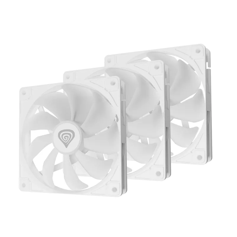 Genesis Oxal 120 ARGB behuizingsventilator, 3-pack, wit, NGF-2266