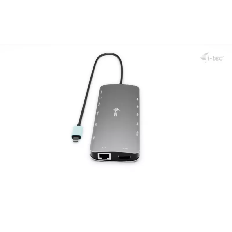 i-tec Metal USB-C Nano 3x Display Dock, 2x HDMI 1x USB-C Video + Power Delivery 140 W