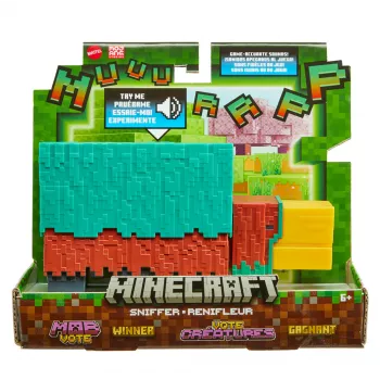 Minecraft Sniffer actiefiguur met geluiden uit het spel, 3,25-inch verzamelfiguur