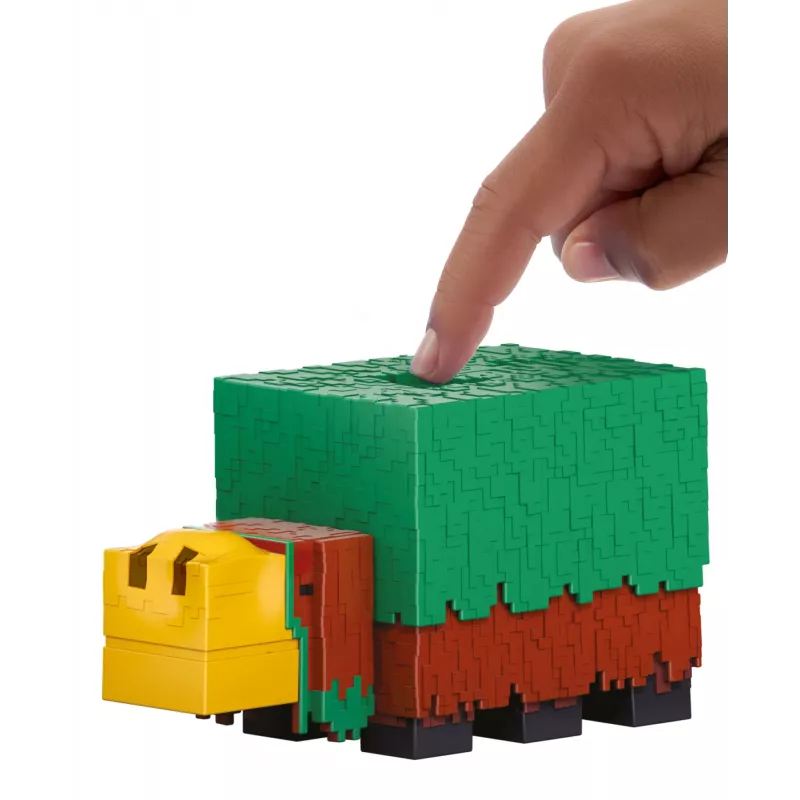 Mattel Minecraft HXM85 Sniffer actiefiguur 8 cm met spelgeluiden