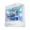PC-behuizing Zalman P40 Prism Wit Midi Tower