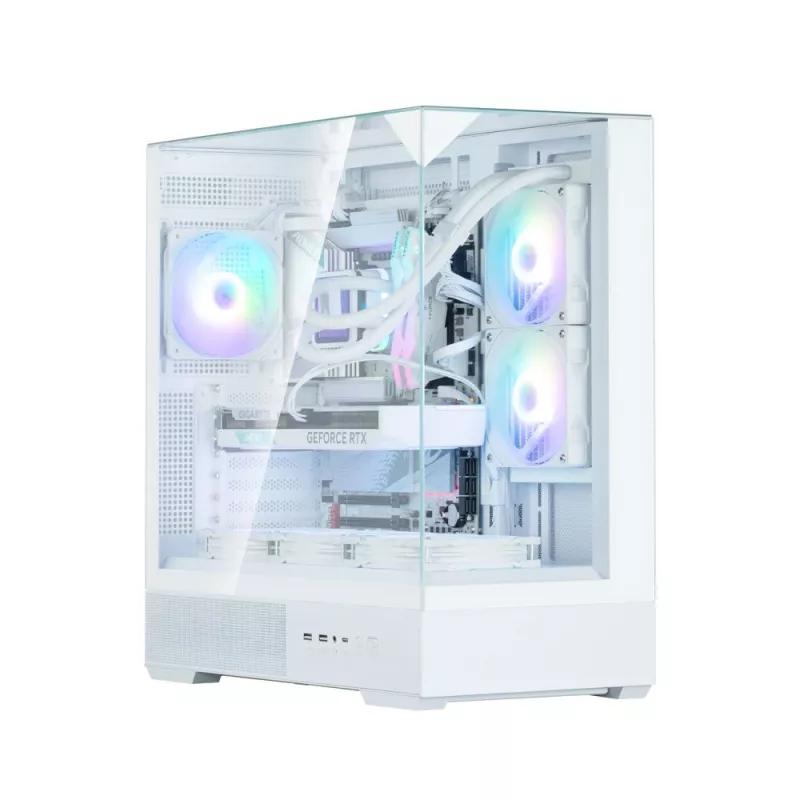 PC-behuizing Zalman P40 Prism Wit Midi Tower