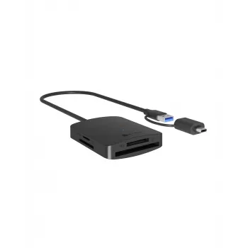 ICY BOX IB-CR302-CU3 Kaartlezer USB 3.2 Gen 1 (3.1 Gen 1) Type-A Zwart