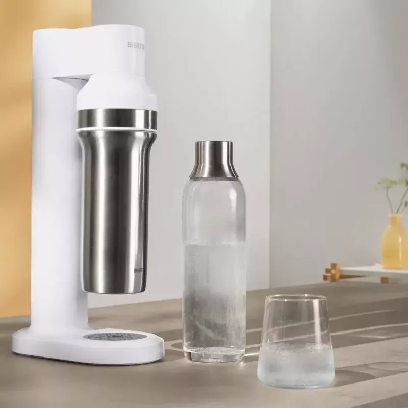 Sodabereider BRITA Carbonator 1046730 Wit — compacte tafelwatersprudler met 2 flessen (231×126×443 mm)