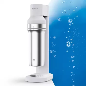 Sodabereider BRITA Carbonator 1046730 Wit — compacte tafelwatersprudler met 2 flessen (231×126×443 mm)