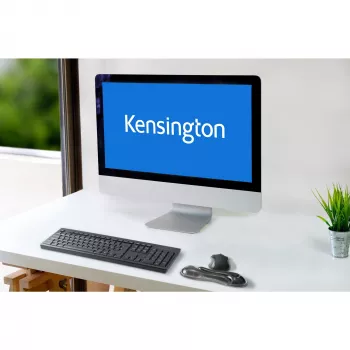 Kensington Slim Duo Gel muis-/trackball polssteun – grijs, grijs, gel, thermoplastisch polyurethaan (TPU), China, MIL-STD-810H methode 504.3 besmetting door vloeistoffen, 192 mm, 72 mm