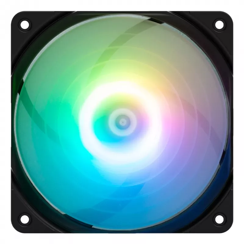 Ventilator ZALMAN ZM-AF 120R ARGB ZWART 120mm met ARGB-verlichting