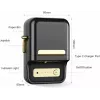 Labelprinter NIIMBOT B21S zwart — compacte Bluetooth-rollenprinter, 50 mm printbreedte, 60 mm/s, Li-Ion 1200 mAh