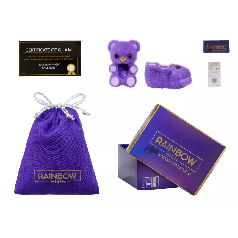 Rainbow High Accessories Studio Series 1, S-assortiment in PDQ poppenschoenen