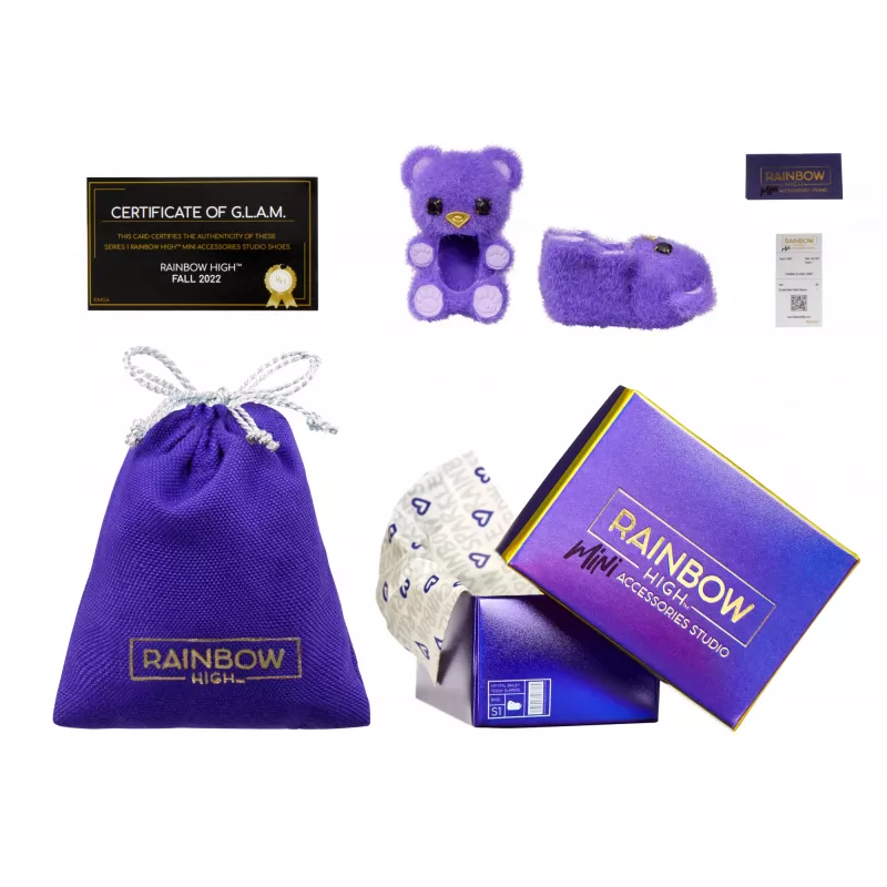 Rainbow High Accessories Studio Series 1, S-assortiment in PDQ poppenschoenen