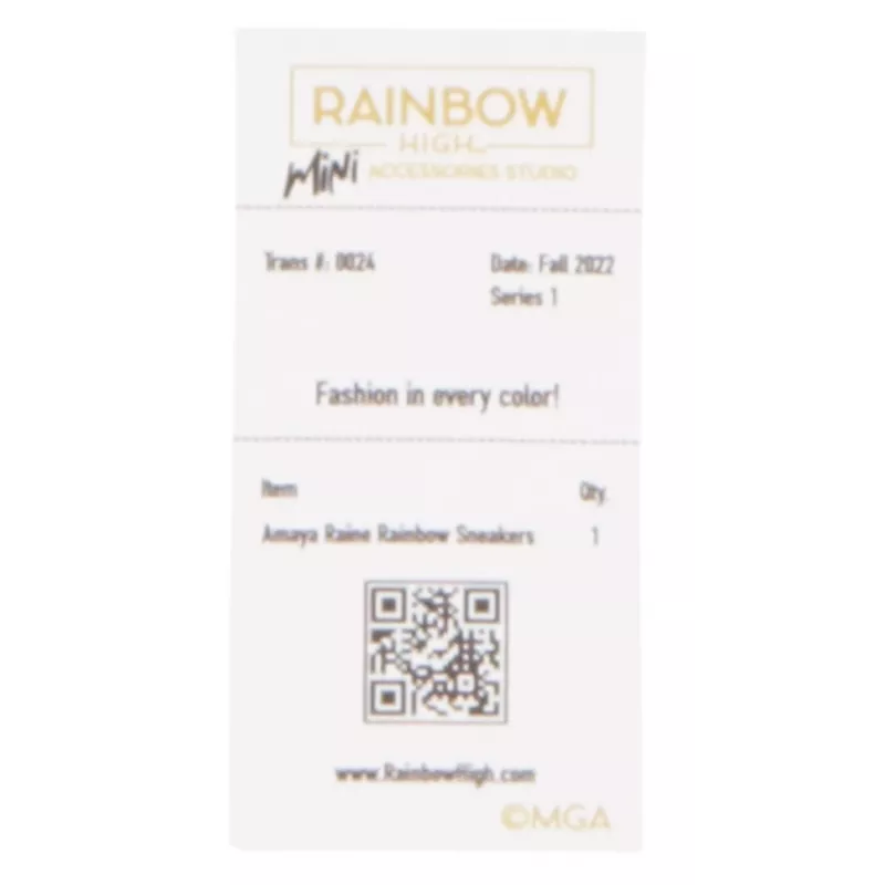 Rainbow High Accessories Studio Series 1, S-assortiment in PDQ poppenschoenen