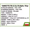 Cobi Blocks tankette TK-3 constructieset – 323 onderdelen