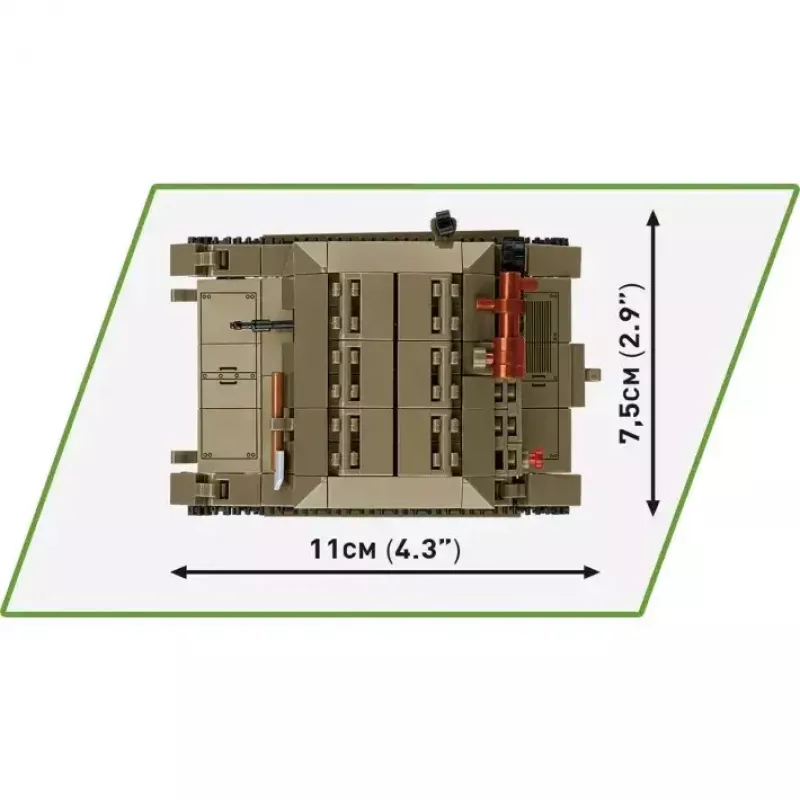 Cobi Blocks tankette TK-3 constructieset – 323 onderdelen