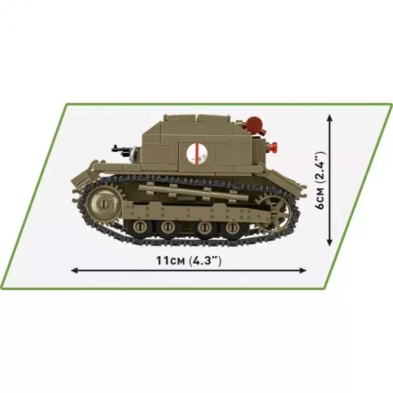Cobi Blocks tankette TK-3 constructieset – 323 onderdelen