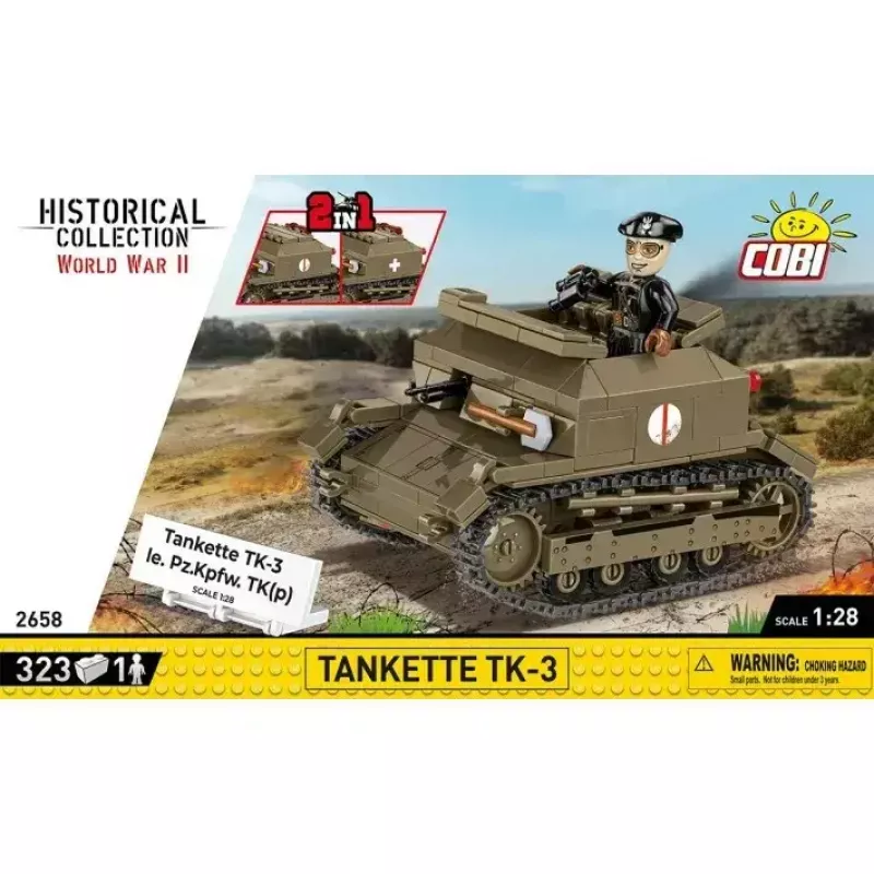 Cobi Blocks tankette TK-3 constructieset – 323 onderdelen