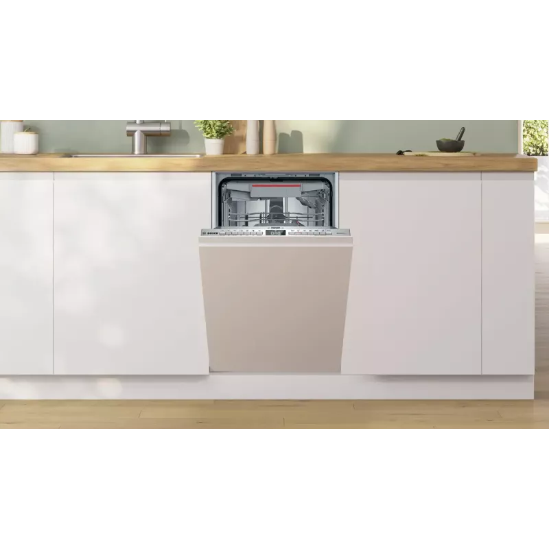 Inbouwvaatwasser Bosch Serie 4 SPV4HMX49E – slimline 45 cm, 10 couverts, 44 dB, 6 programma's