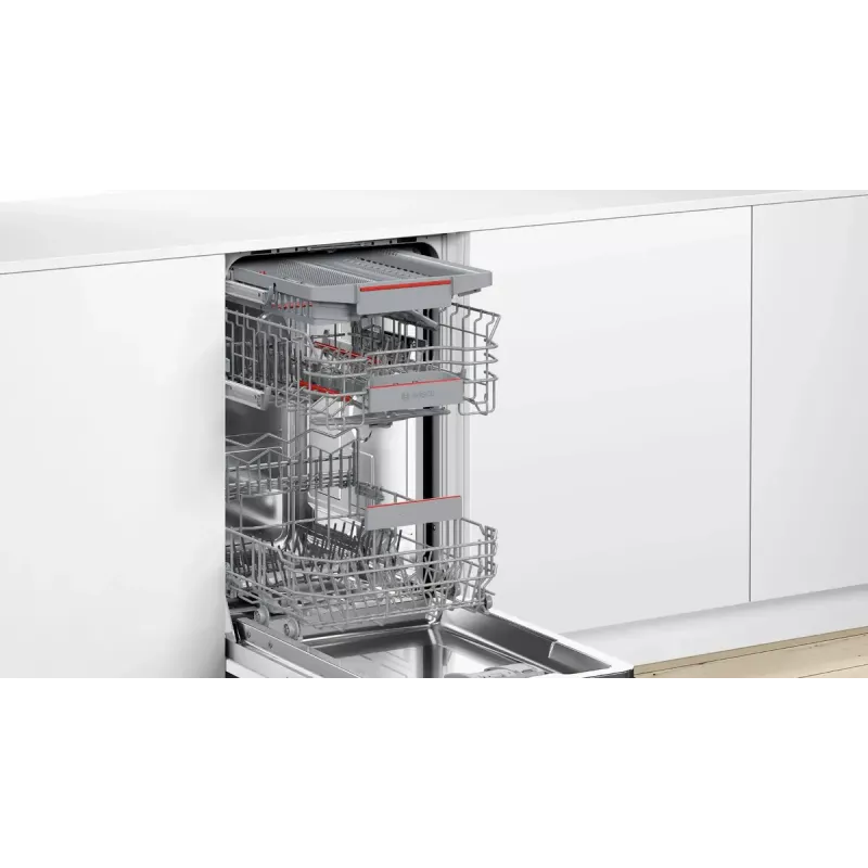 Inbouwvaatwasser Bosch Serie 4 SPV4HMX49E – slimline 45 cm, 10 couverts, 44 dB, 6 programma's