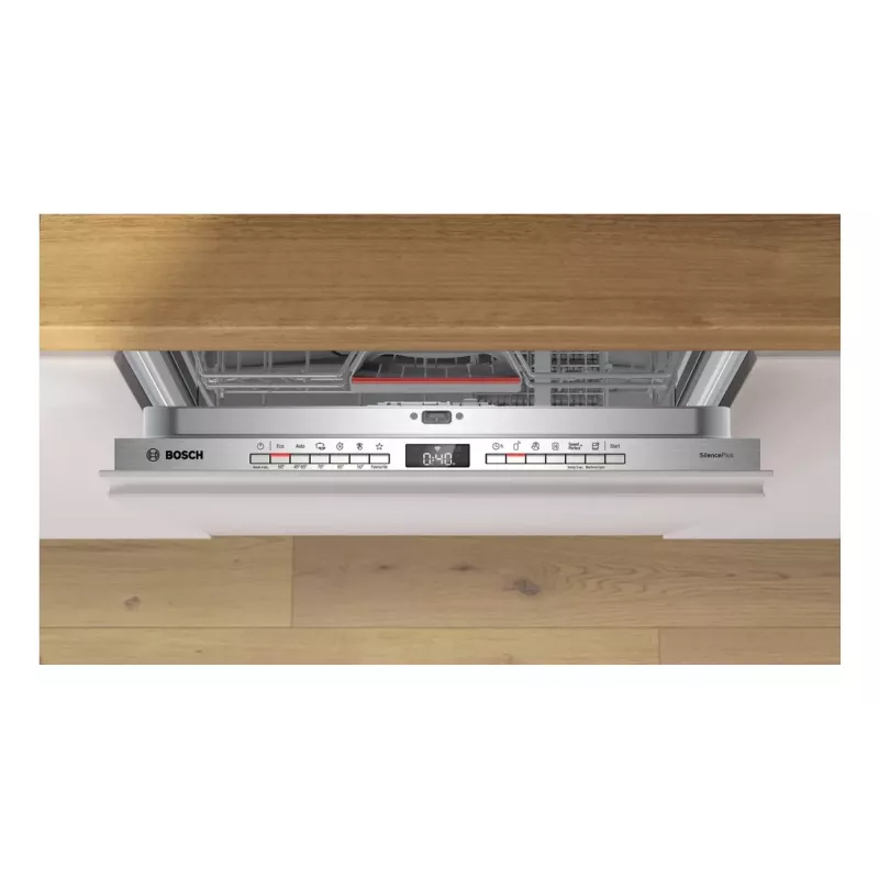 Inbouwvaatwasser Bosch SMV4ETX08E — 13 couverts, 44 dB, volledige maat 60 cm, energie-efficiëntieklasse B