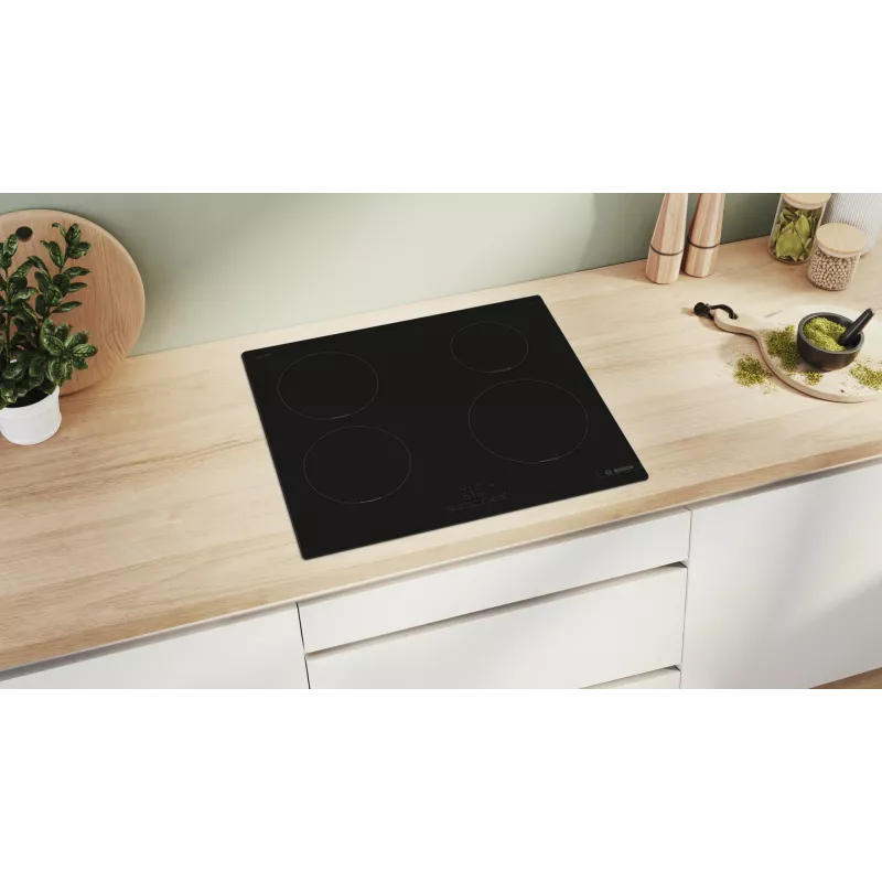Bosch Serie 4 PUE611BB5E kookplaat zwart inbouw 60 cm zone-inductiekookplaat 4 zone(n)