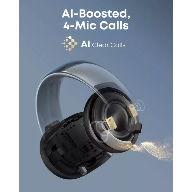 ANKER earbud - Soundcore Aeroclip - zwart