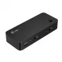 i-tec universele KVM HUB 2x USB-C 2x USB-A 3.0 5000 Mbit/s zwart