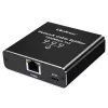 Ethernet-splitter QOLTEC 52294 1x3 RJ45 met USB-C-voedingsingang